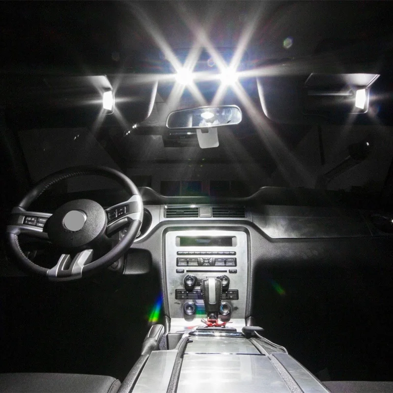 13pcs LED Lempos, Automobilių Lemputės Interjero Paketas Rinkinį, Skirtą 
