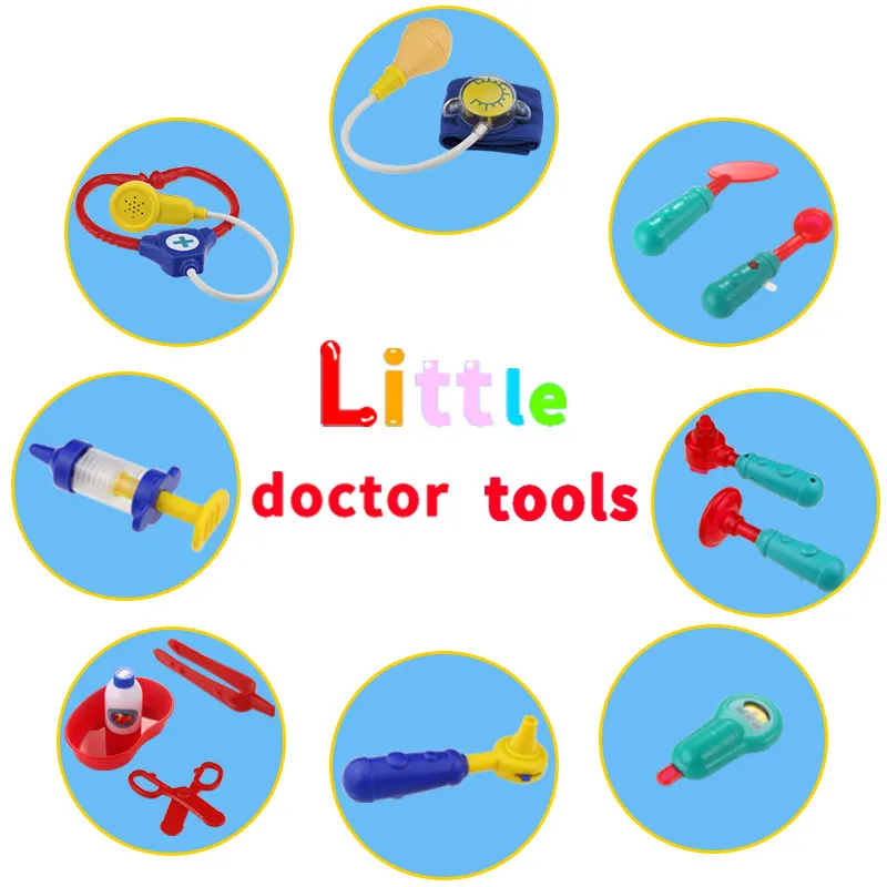 Vaikams Gydytojas Rinkiniai Apsimesti, Žaislai Berniukams, Mergaitėms Medicinos Nustatyti Gydytojas, Slaugytoja, Vaidmuo Žaisti Žaidimą Termometras Žaislai Vaikams Mergaitėms Žaisti Namuose