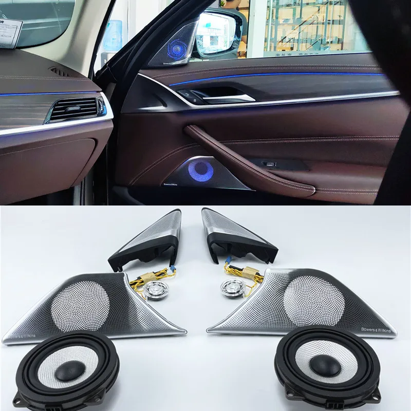 Automobilių Šviesos, Garso Apima LED BMW G31 G38 Durų Tweeter Garsiakalbių Muzikos Atnaujinti Rinkinio Priedų Pakeitimo BW Ragų