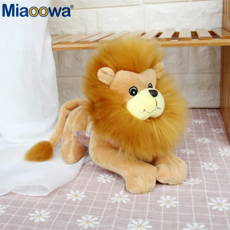 1pc 20cm Animacinių filmų Liūtas Pliušinis Žaislas Modeliavimas Miško Gyvūnų Liūtas Karalius Įdaryti Minkštos Lėlės Kawaii Kūdikių Žaislų, Vaikai, Vaikams, Gimtadienio Dovana