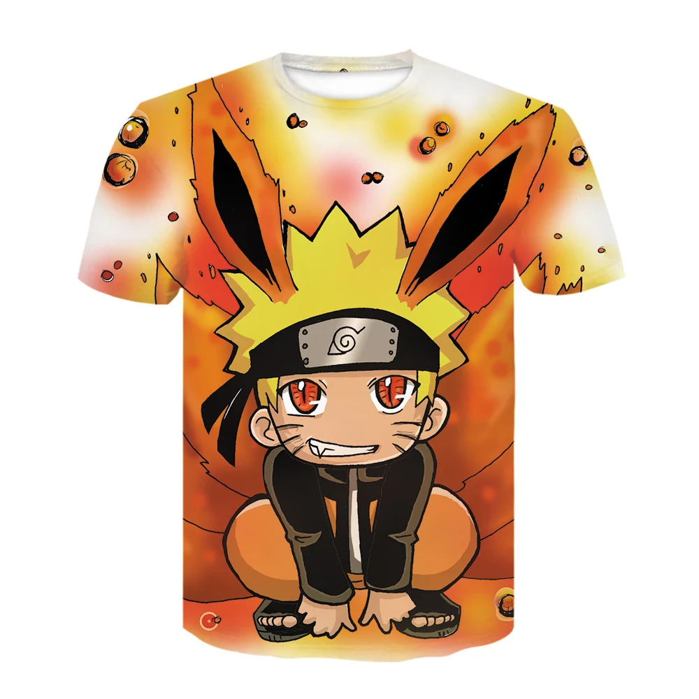 2021 vyriški T-shirt Naruto Anime Jaunimo vaikiški marškinėliai 3DT-shirt Naruto Palaidinukė Cosplay Viršuje, vyriški T-shirt