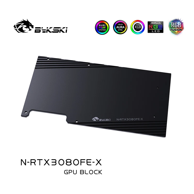 Bykski 3080 GPU Vandens Aušinimo Bloką Už NVIDIA RTX3080 Founders Edition