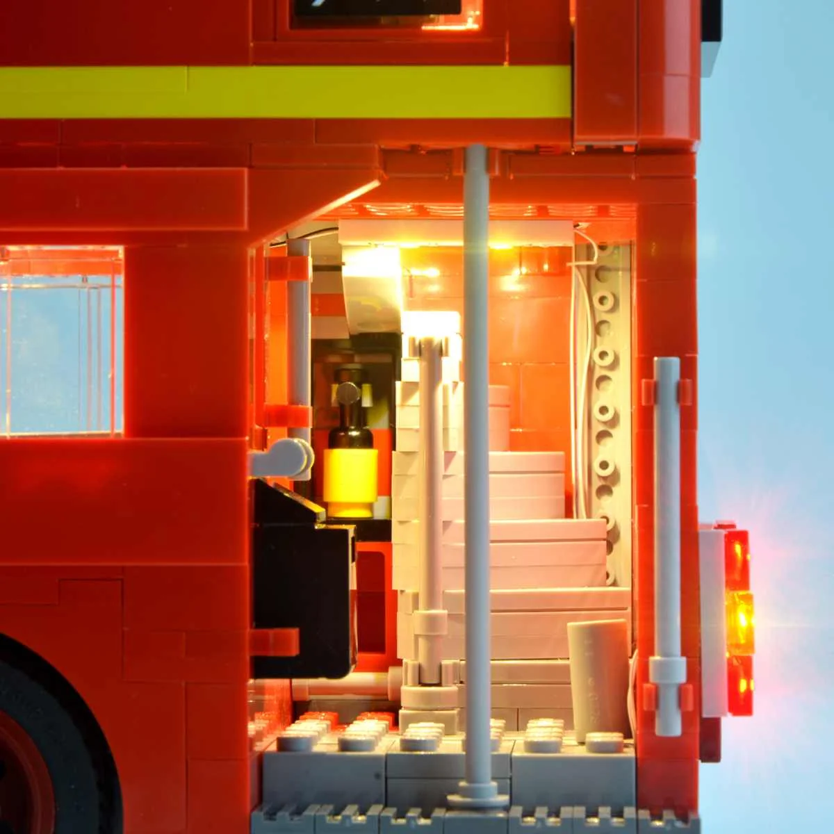 LED Šviesos Apšvietimas Rinkinys Tik už 10258 Londono Autobusų Blokai Žaislas Plytos (Modelis nepridedami) Apšvietimo Rinkinys