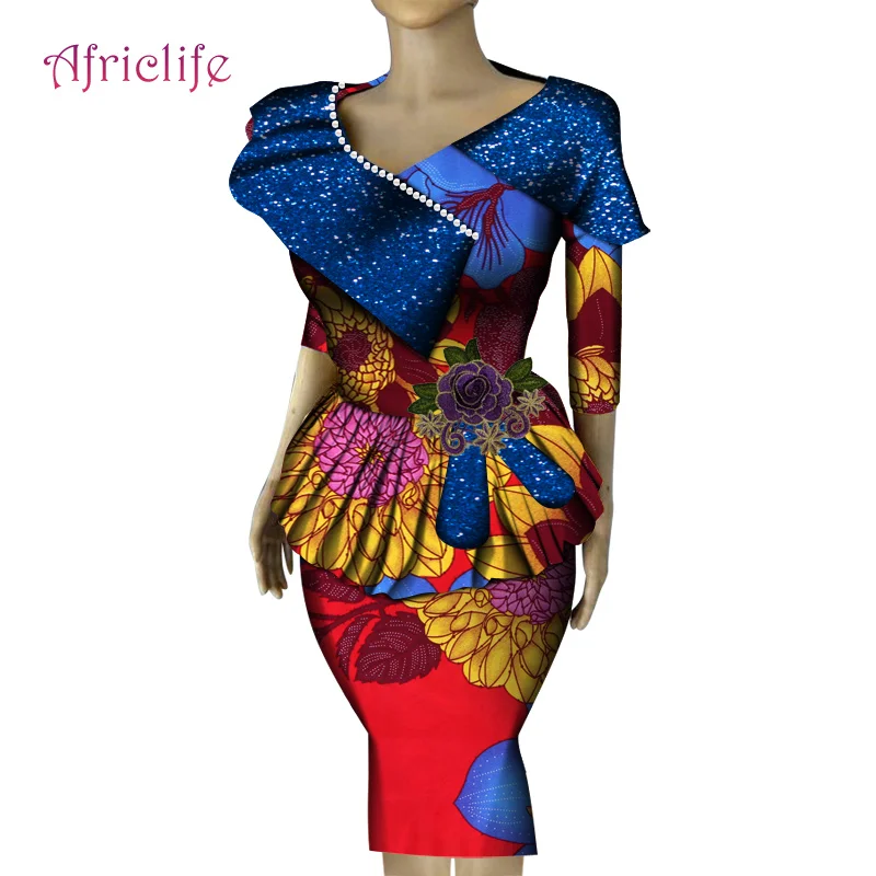 Sijonas Nustatyti Elegantiškas Moterų Suknelės Naujausias Modelis 2020 Mados Lady Drabužių Afrikos Pavasario Vasaros Drabužių Kostiumas WY6718