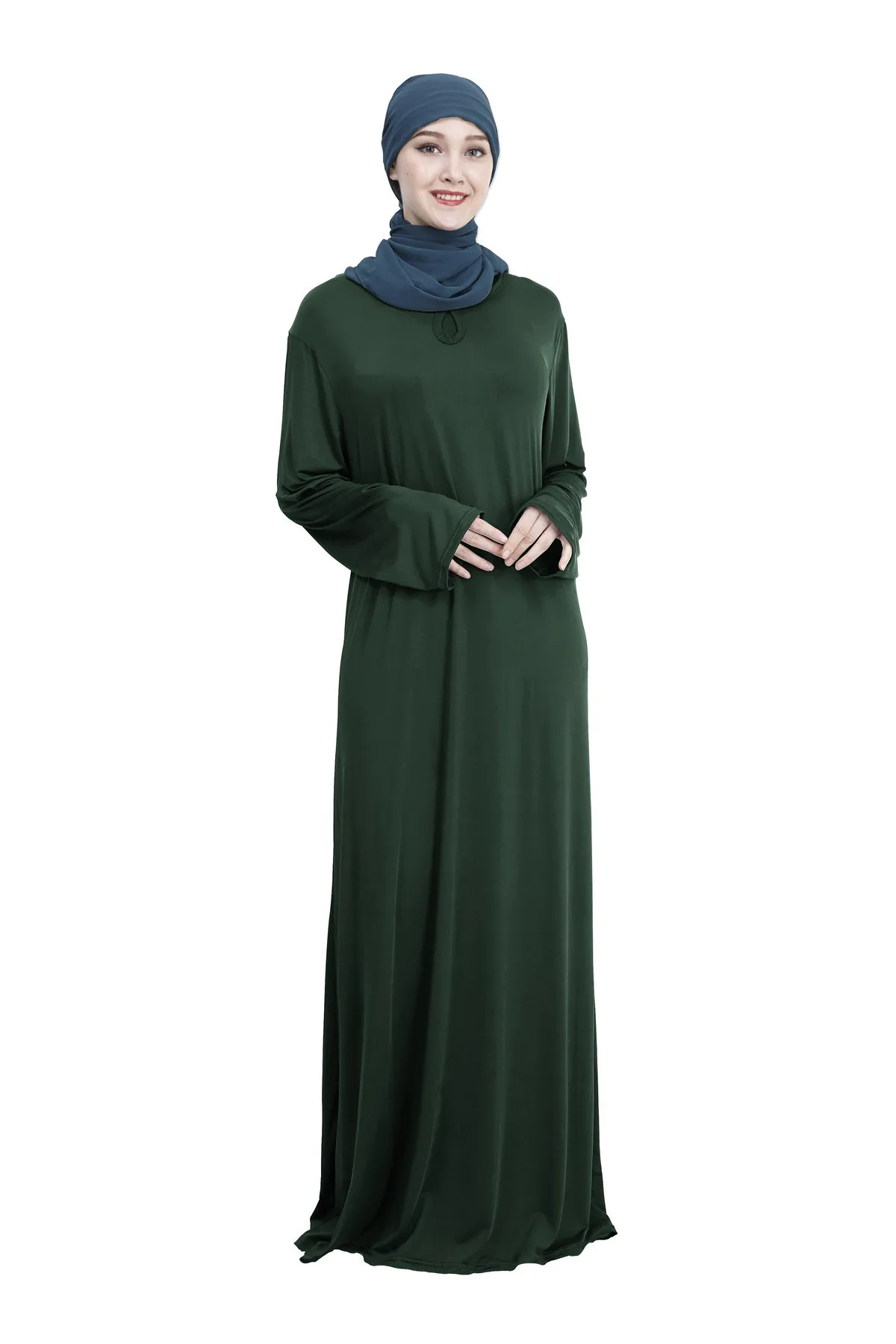 Musulmonų Ramadano Malda Suknelė, Hijab Moterys Islamo Drabužių Jilbab Arabų Kimono Jubah Maxi Abaja Suknelė Skraiste Kaftan Pamaldos
