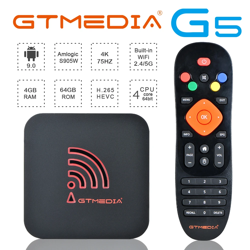 GTMEDIA smart Android TV Box G5 