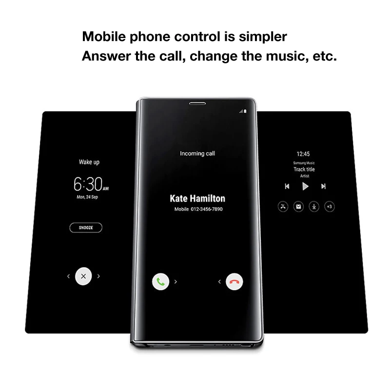 Originalus Samsung Vertikalus Veidrodis europos sąjungos Oficialusis Apsauga, Apvalkalas Telefono Dangtelį Samsung Galaxy Note9 9 Pastaba SM-N9600 N960F Telefono dėklas