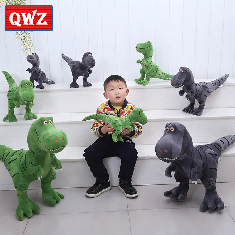 QWZ Naujas Dinozauras, Pliušiniai Žaislai Animacinių filmų Įdaryti Žaislas, Lėlė Tyrannosaurus Gražių Vaikų Berniukų Kūdikio Gimtadienio Dovana 40/55/70/100cm