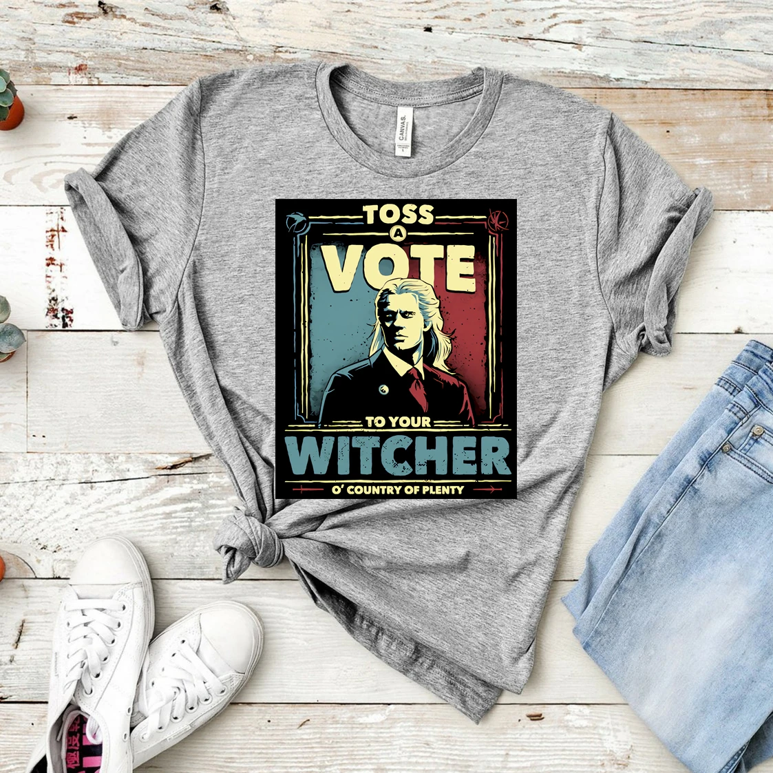 2020 Lobizmas Balsuoti Į Savo Withc er T-shirt Juokinga Geralt iš Rivia Citata Marškinėliai Rinkimų 2020 Balsavimo Tee Ulzzang Harajuku marškinėliai