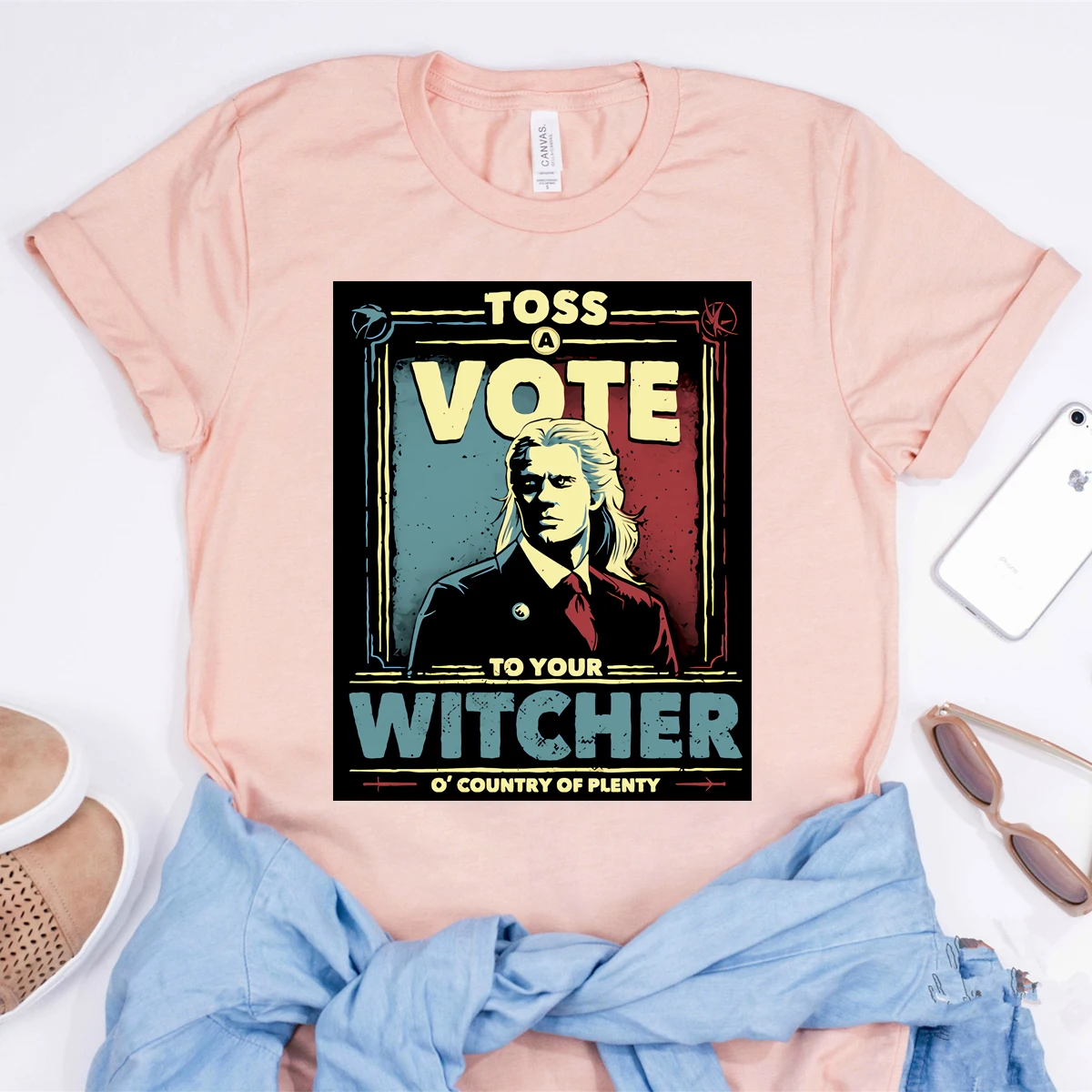 2020 Lobizmas Balsuoti Į Savo Withc er T-shirt Juokinga Geralt iš Rivia Citata Marškinėliai Rinkimų 2020 Balsavimo Tee Ulzzang Harajuku marškinėliai