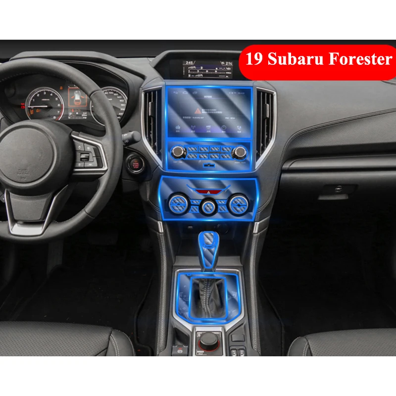 Dėl Subaru Forester 2019 2020 Automobilio Prietaisų skydelį, Navigacijos Ekrano Apsaugos TPU Kino Universalus Atsparumas Įbrėžimams Elastinga Lipdukas