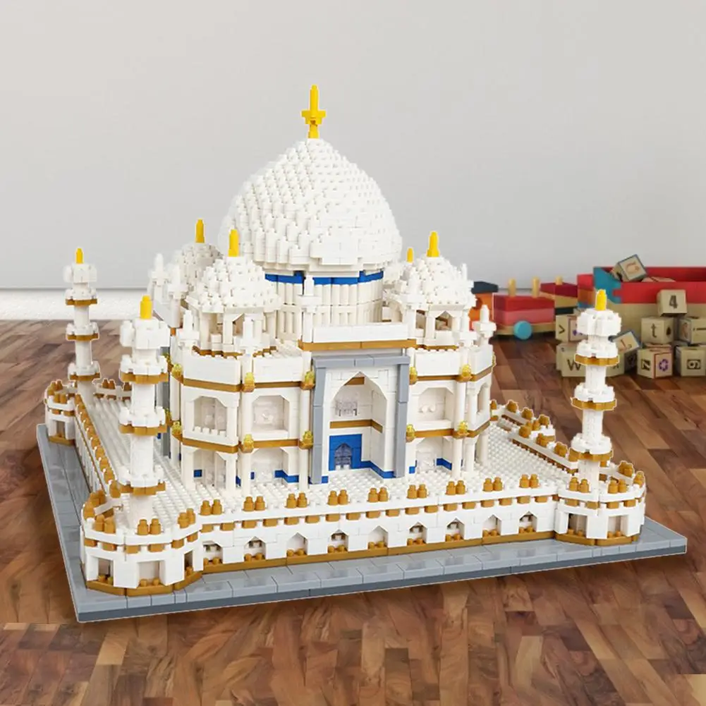 3950pcs Blokai Nustatyti Architektūros Paminklų, Taj Mahal Palace Modelis Žaislas Berniukams, Mergaitėms Anksti Švietimo 3D Plytų Žaislai