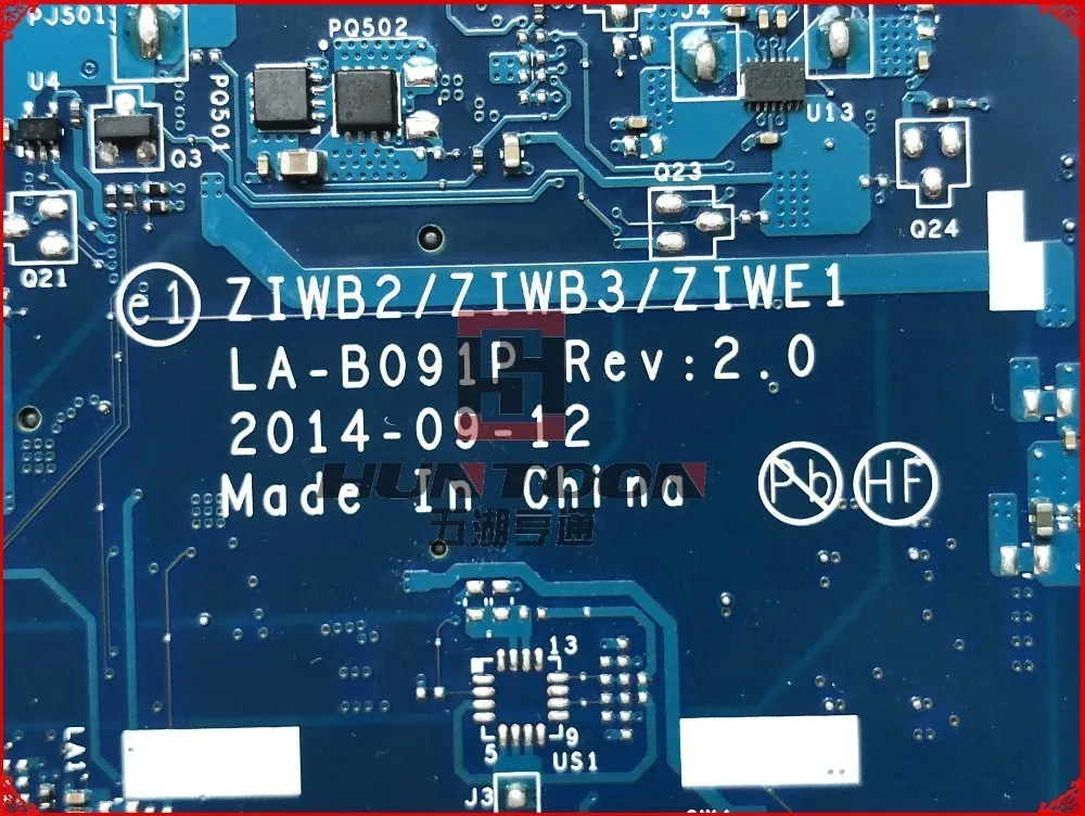 FRU:5B20H32958 Lenovo Ideapad B50-80 Nešiojamas Plokštė LA-B091P SR23Y I5-5200U DDR3L 1GB Visiškai Išbandytas Aukštos kokybės
