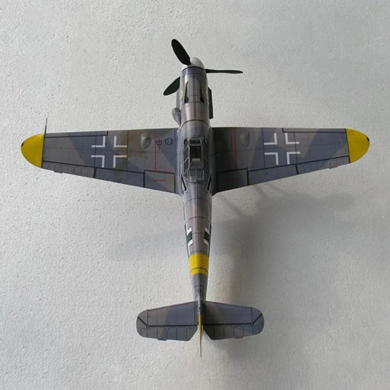 1:32 Vokietijos Bombonešis Bf-109 G6/G14 Kartono Orlaivio Modelis 3D Papercraft Erdvė Biblioteka Papercraft House Vaikų Knygos Žaislai