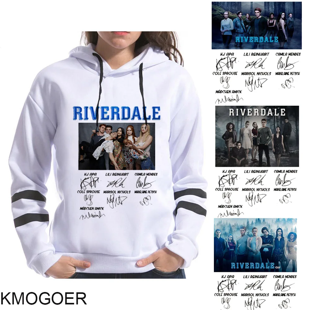 Riverdale Parašas Palaidinukė Tv Serialas Moterims Palaidinės Mergaitė Gyvatė Hip-Hop Streetwear Harajuku Hoodies Laisvalaikio Sudadera Mujer