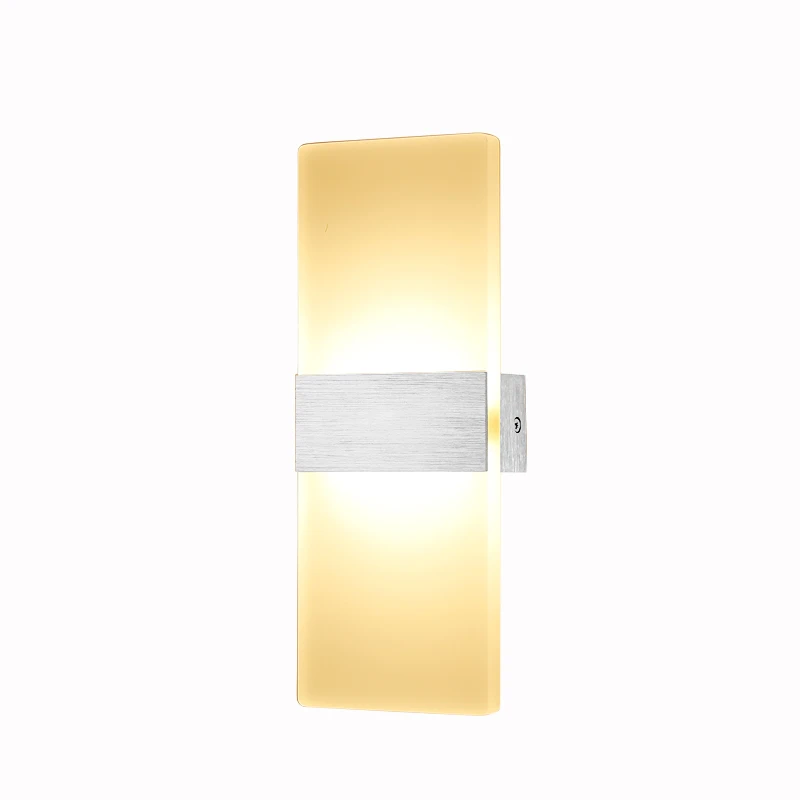 Akrilo Sienos Lempos Paprasta Stiliaus Naktiniai Žibintai Kambarį Viešbutyje Koridoriaus Praėjimo LED Sconce Šviesos AC110V 220V Miegamojo Apšvietimas