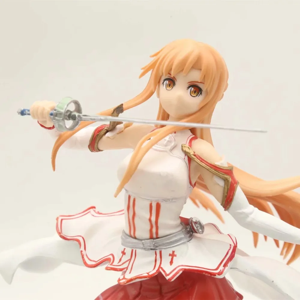 Anime Kardas Meno Internete SAN Yuuki Asuna Riteriai Kraujo Kino Ver. PVC figūrėlių Kolekcija Modelis Žaislai 20cm