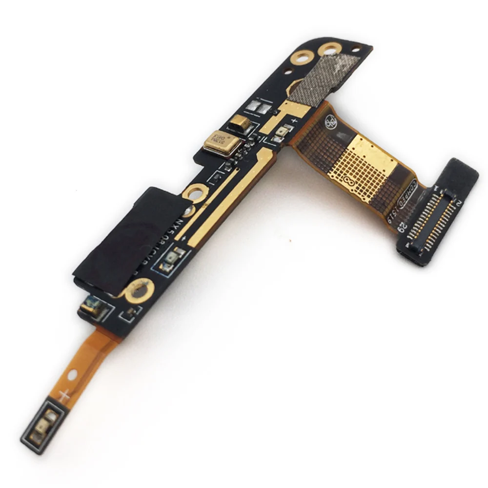 Originalus USB Doko Įkrovimo kroviklis Uosto Mic Mikrofono Jungtis Būsto Atveju Pakeitimas flex kabelis ZTE Nubija Z9 NX508j