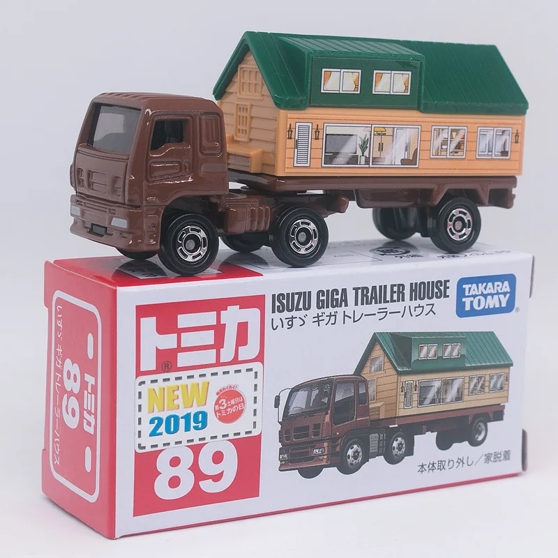 Takara Tomy Tomica Nr. 89 Isuzu Giga Priekaba Namas Diecast Sunkvežimio Modelis Žaislai Vaikams su Nauja Etiketė #089