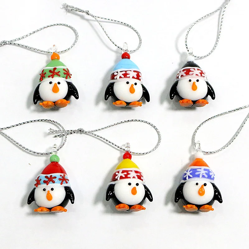 Kabo Mini Gglass Pingvinas Figūrėlės Japonija Stiliaus Mielas Animacinių Filmų Gyvūnų Papuošalų Dovanas Vaikams Kalėdų Eglutė Dekoras Priedai