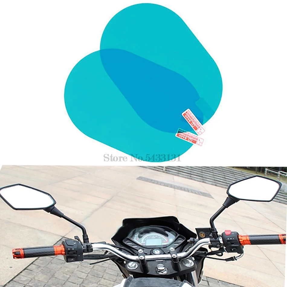 Motociklo veidrodėlis pusėje priedai vandeniui anti lietaus filmas Kymco F800R Chopper Priedai Yamaha Vmax Benelli Tnt