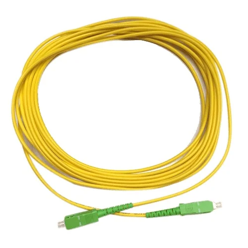 Kabelio fibra optica SC-APC monomodo simplex 9-125 2 M Amarillo