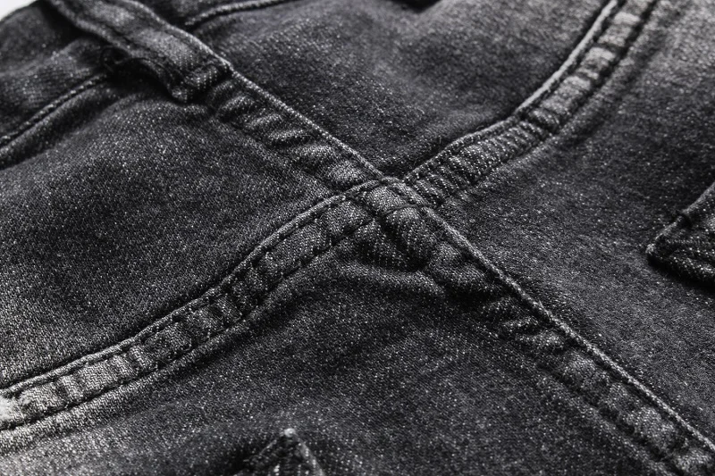 Vasaros Stilius Europos Italija prekės jeans mens Slim džinsai Trumpas Vyrai džinsinio audinio kelnės su užtrauktuku juostele blue hole skylė, Šortai, džinsai