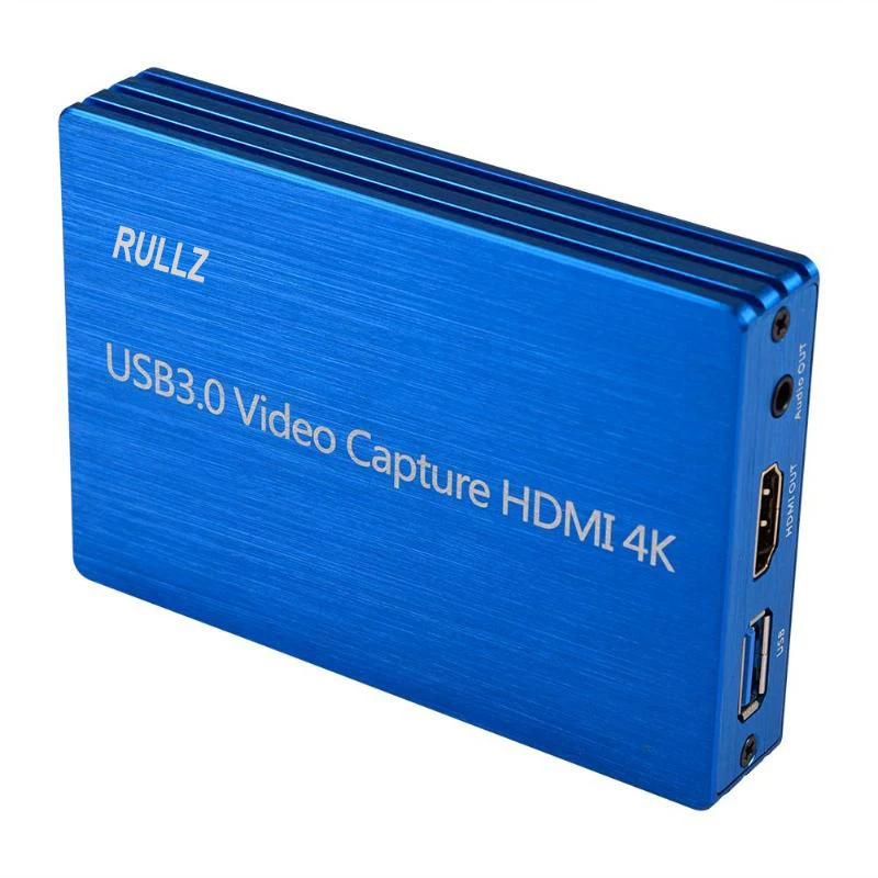 4K HDMI-USB 3.0 Video Capture Card PC Telefono Žaidimas Įrašymo Lange Mic Garso Įvesties 1080P 60fps OBS Live Transliacijos Prietaisas