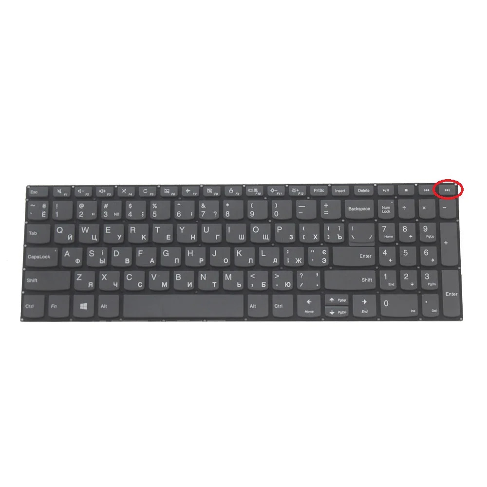 NAUJAS RU Klaviatūra Lenovo IdeaPad 330S-15 330S-15ARR 330S-15AST 330S-15IKB 330S-15ISK 7000-15 rusijos nešiojamojo kompiuterio klaviatūra juoda