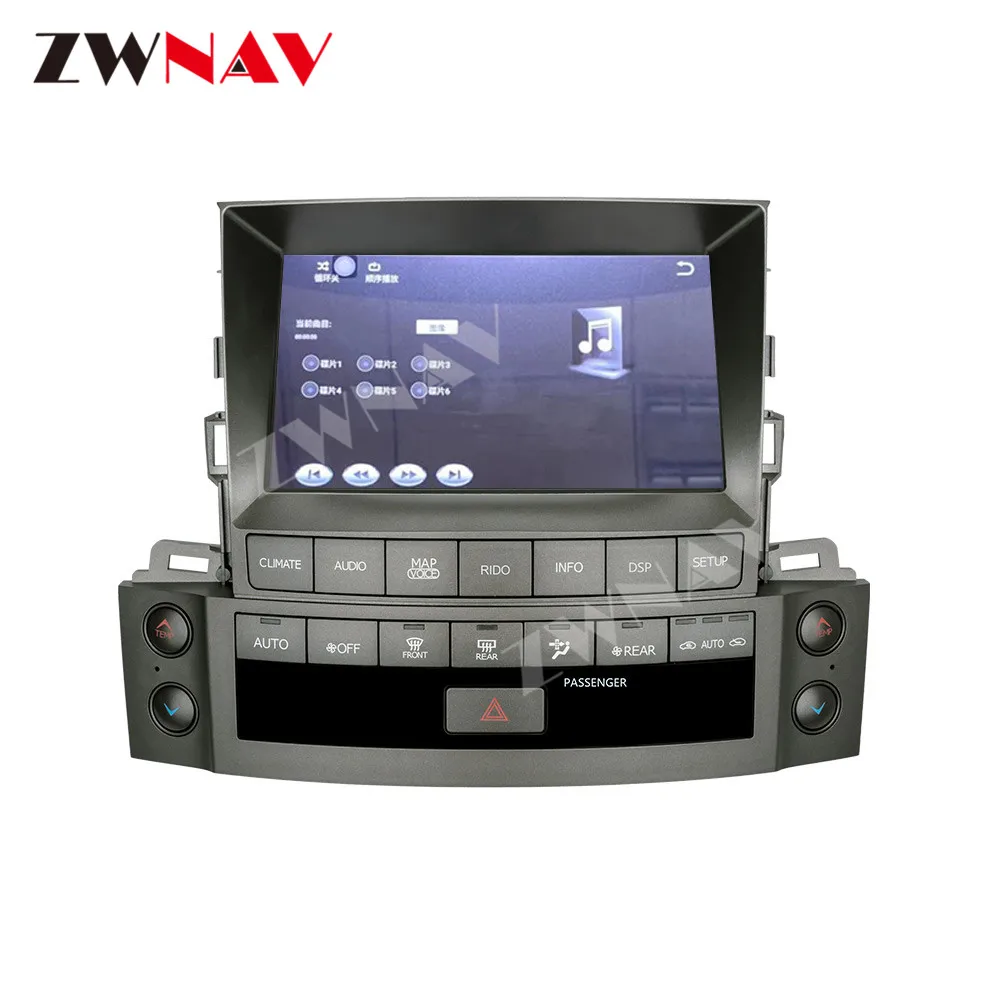 Belaidžio Carplay Android 9.0 Ekrano GPS Navigacija Lexus LX570 Auto Radijas Stereo Garso Multimedijos Grotuvas Galvos Vienetas Diktofonas