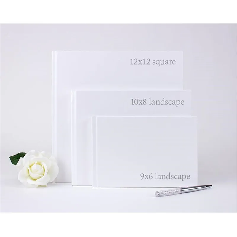 Rose Aukso vestuvių Svečių stilius blush vestuvių svečių knygos alternatyva idėjų knyga Horizontalus parašo knygą Nuotakos Leidinys