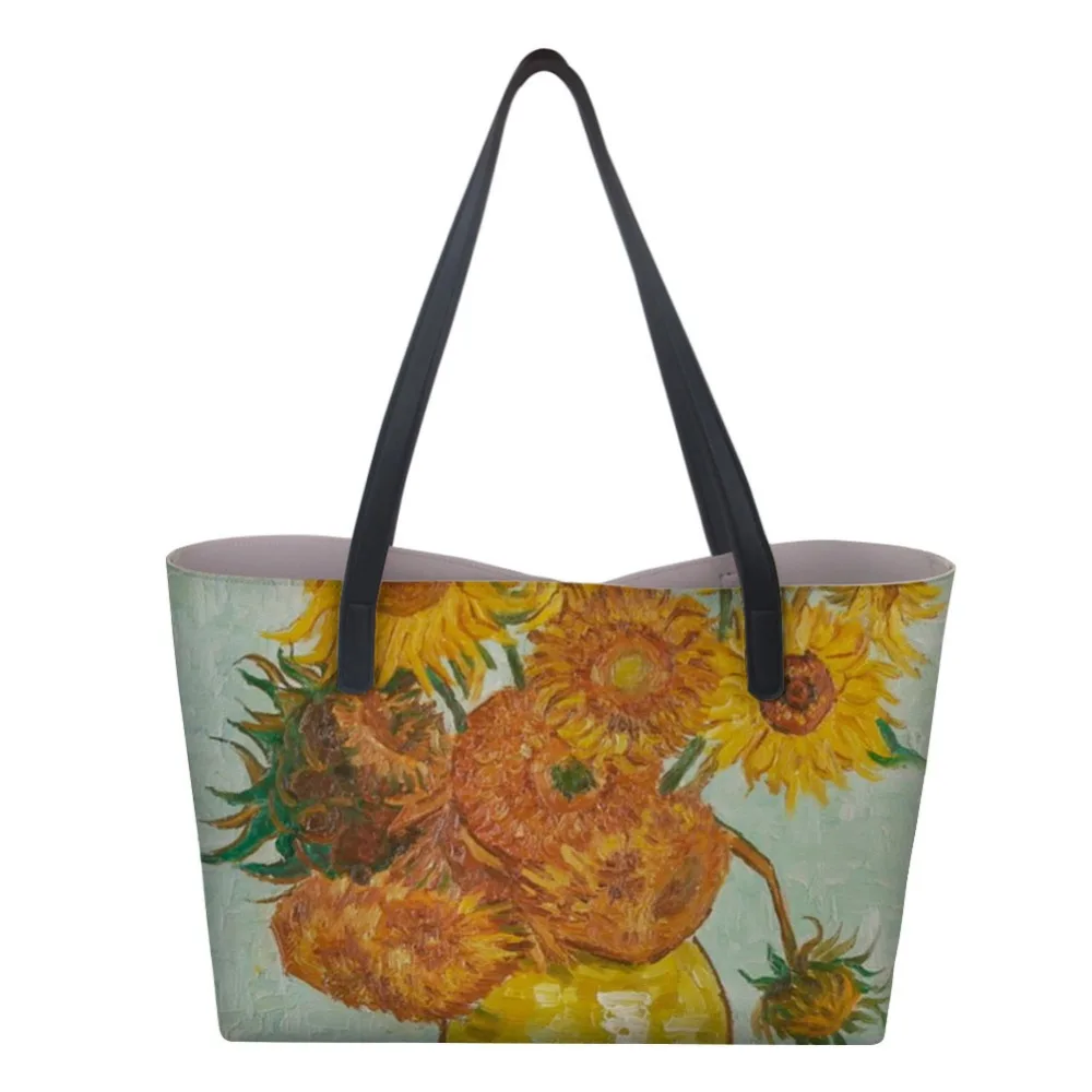 Moterų Pirkinių krepšys su šiek tiek Rankinėje Paplūdimio krepšys kelionės fanny Ponios prabangos iškylų krepšiuose Vincent van Gogh Žvaigždėtą Naktį Spausdinti