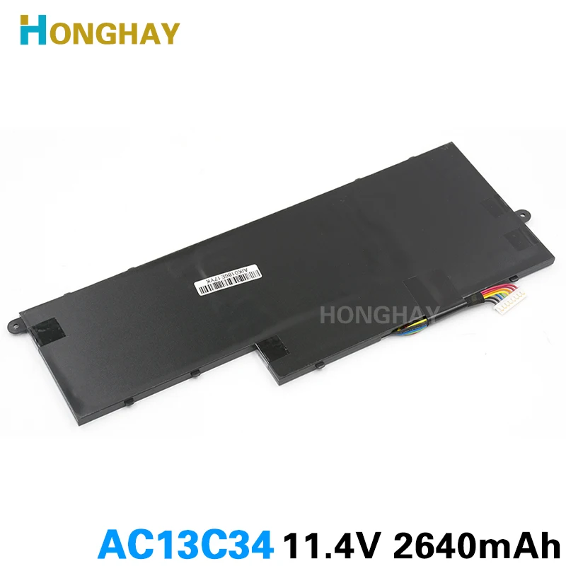 Honghay AC13C34 Nauja originali nešiojamojo kompiuterio baterija Acer Aspire V5-122P ICP5/60/80 V5-132 E3-112 V5-122 ZHK 11.4 V 30wh 2640mah