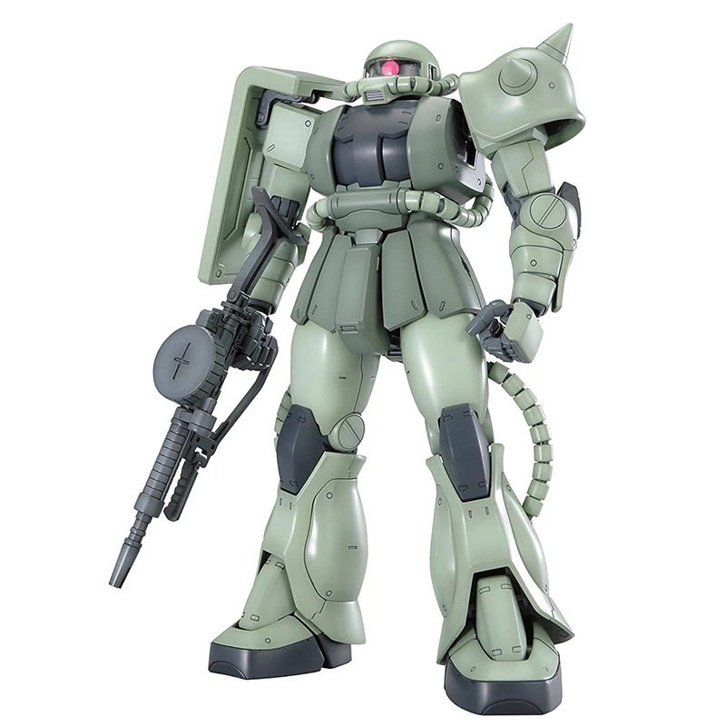 Bandai Gundam MG 1/100 MS-06J Zaku II Ver.2.0 Mobile Suit Surinkti Modelį Rinkiniai Figūrėlių, Plastikiniai Modelis Žaislai