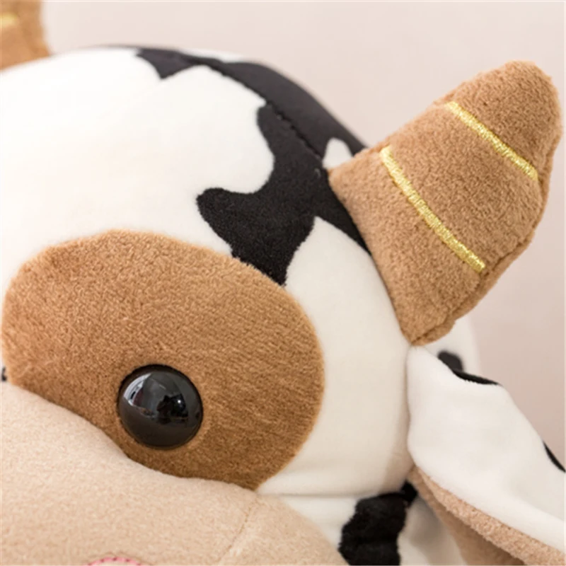 Cute little karvė lėlės pliušinis žaislas kūdikiui raminantį kartu miega pagalvę mergina gimtadienio šventė, dovana, namų dekoravimo, ornamentų