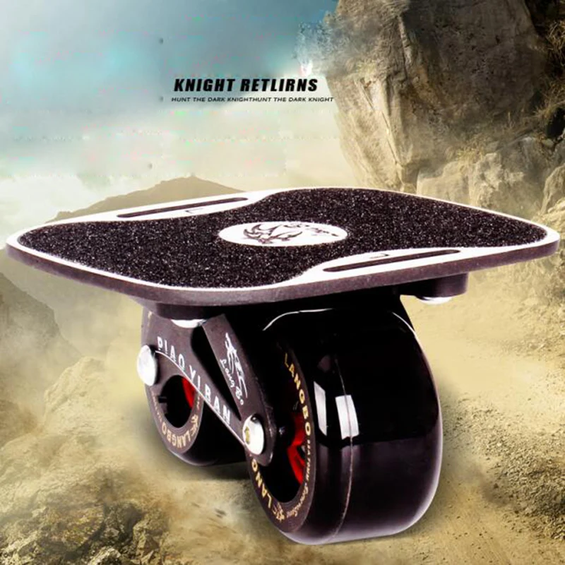 Drift Valdybos Du PU Ratai Aliuminio lydinio Riedlentė Freeline Roller Kelių Drift Pačiūžos Antislip Denio Pačiūžos Wakeboard