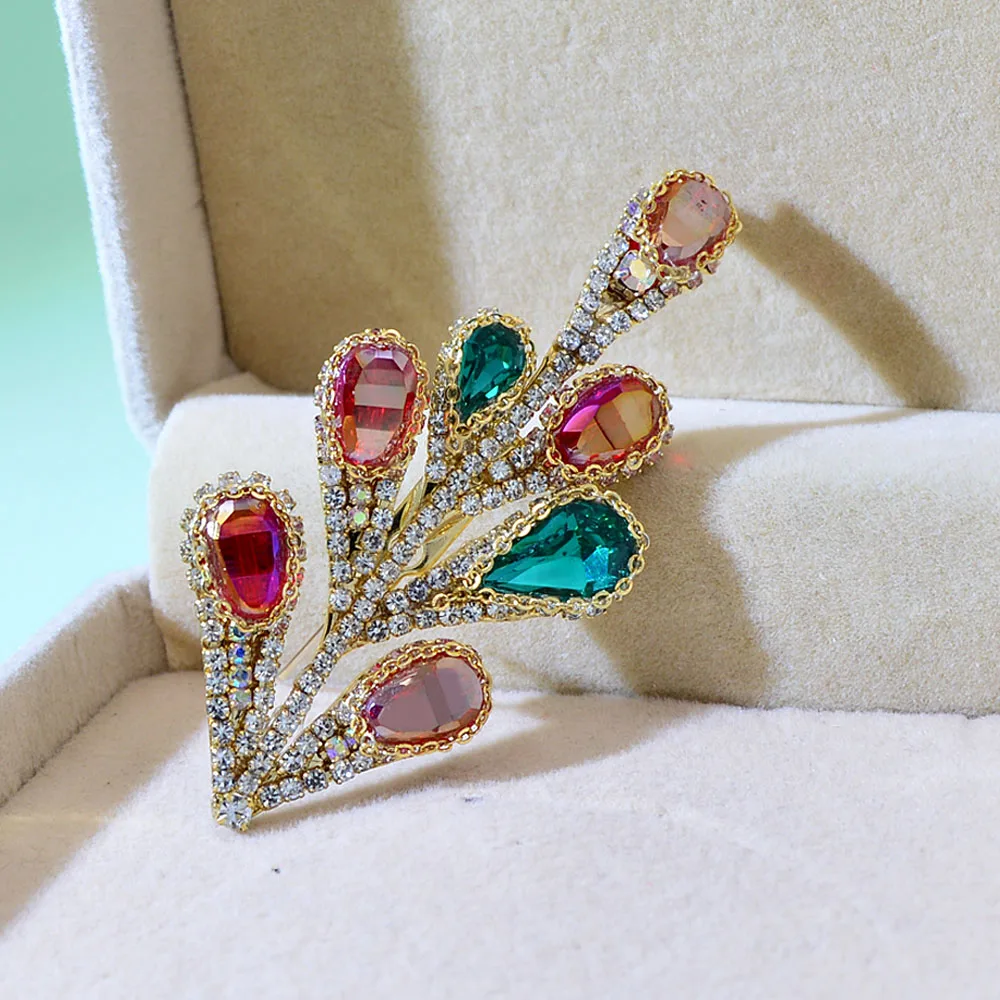 CINDY XIANG Hand Made Crystal Lapų Sages Moterims, Įvairių spalvų Pin Sagė Gražus Vestuvių Priedai Gera Dovana