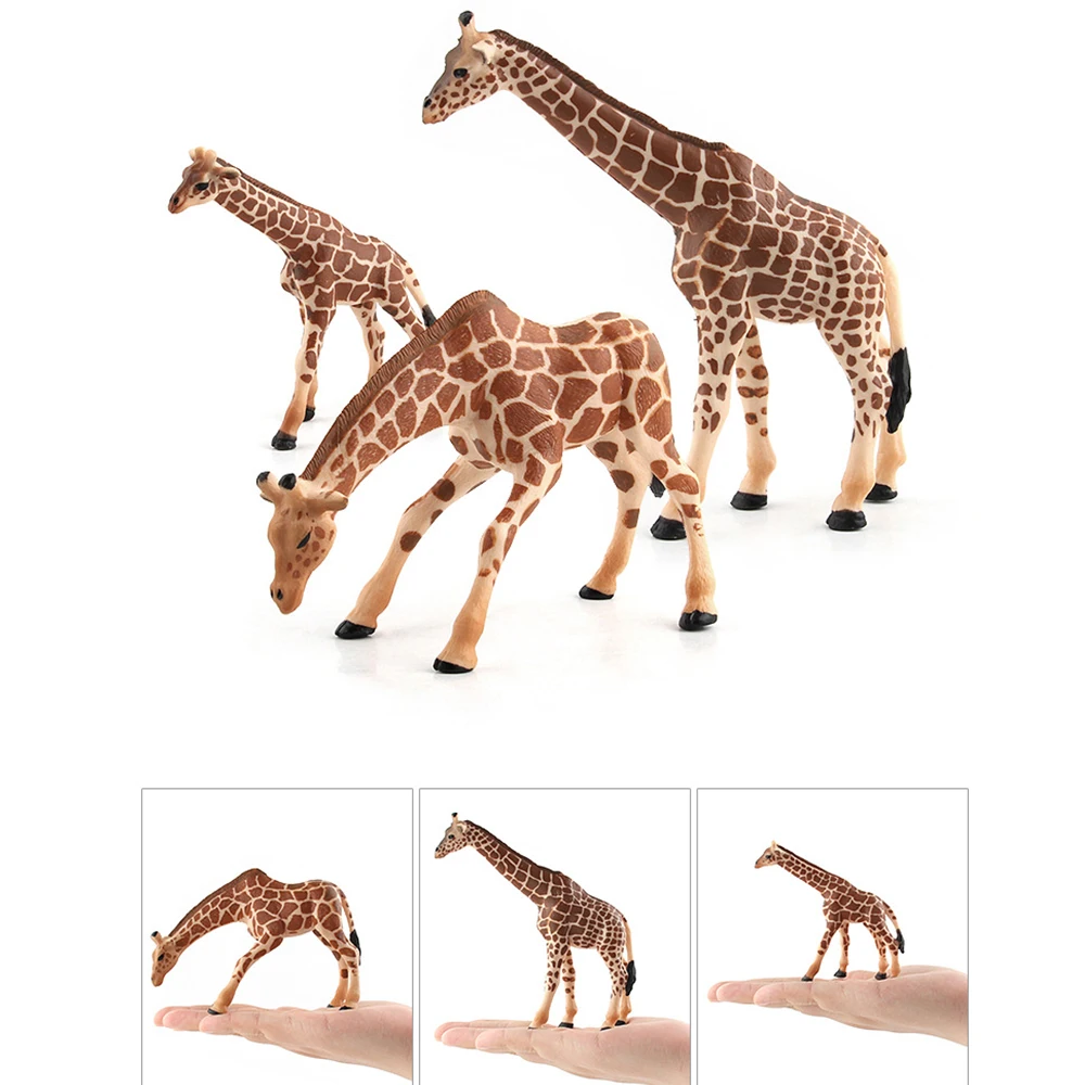 Gyvūnų Figūrėlių, Žirafos Plastikiniai Modelis Žaislai, Imituojant Gyvūnų Statulėlės Švietimo Žaislai, Dovana, Namų Vaikų Vaikai Duomenys