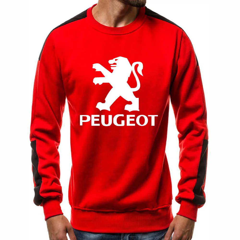 Pavasarį, Rudenį Vyrų Megztinis Peugeot Automobilių Logotipą Palaidinukė Mados Patogus Medvilnės Sudurti Įgulos kaklo Megztinis Vyrų Drabužiai.
