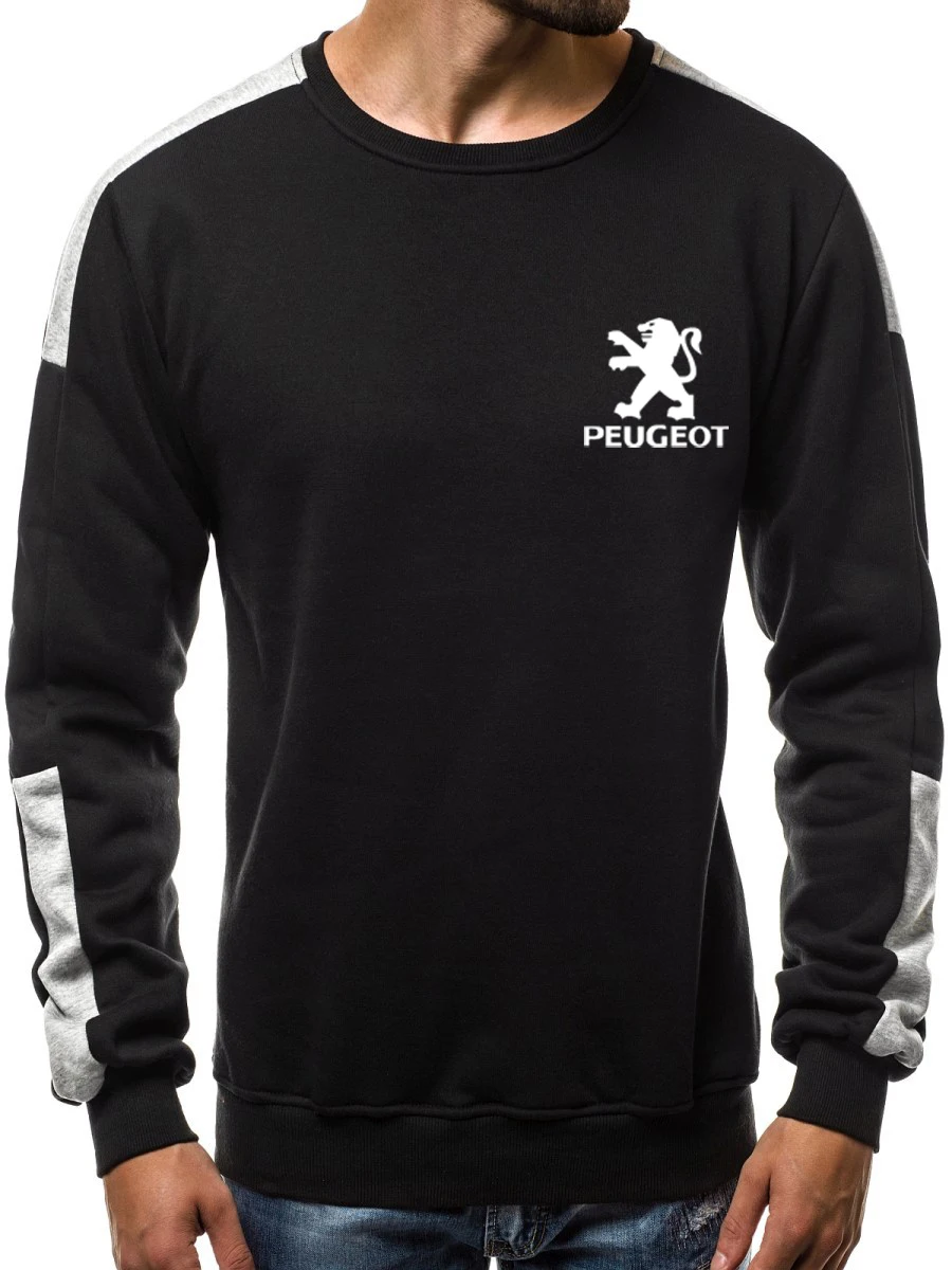 Pavasarį, Rudenį Vyrų Megztinis Peugeot Automobilių Logotipą Palaidinukė Mados Patogus Medvilnės Sudurti Įgulos kaklo Megztinis Vyrų Drabužiai.