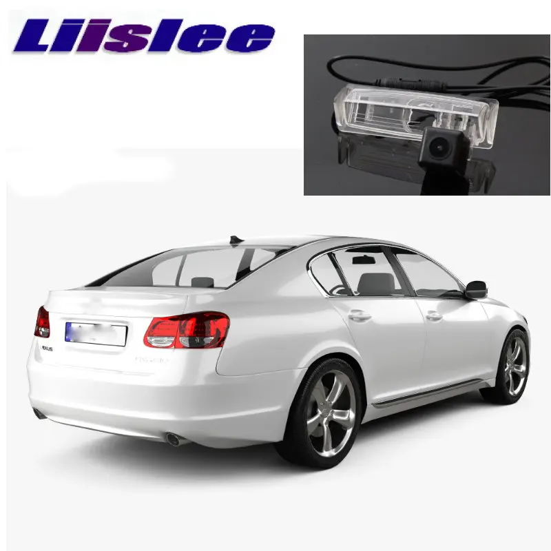 LiisLee Automobilio Atbulinės eigos vaizdo Kamera Lexus GS S190 2005~2011 Naktinio Matymo Vandeniui Aukštos Kokybės, Skirta išoriniai galinio vaizdo KAMERA