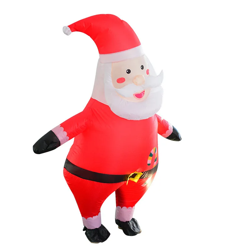 Santa Claus Pripučiamas Kostiumas Kūrybos Etapą Veiklos Tiktų Kalėdų Įdomus Kostiumas Šalis Drabužius 160-190cm