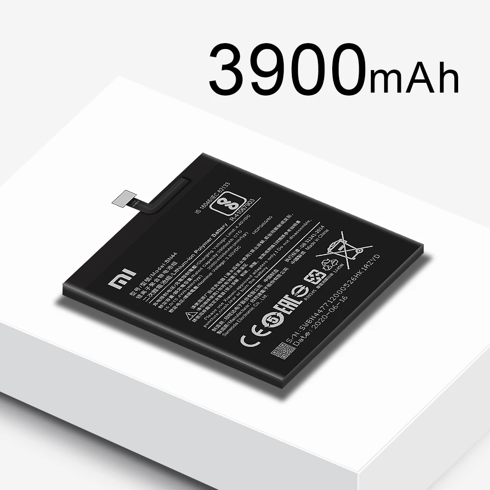 Originalus Xiaomi Bateriją BN44 už Xiaomi Redmi 5 Plius 4000mAh Su Baterija Ardyti Įrankiai