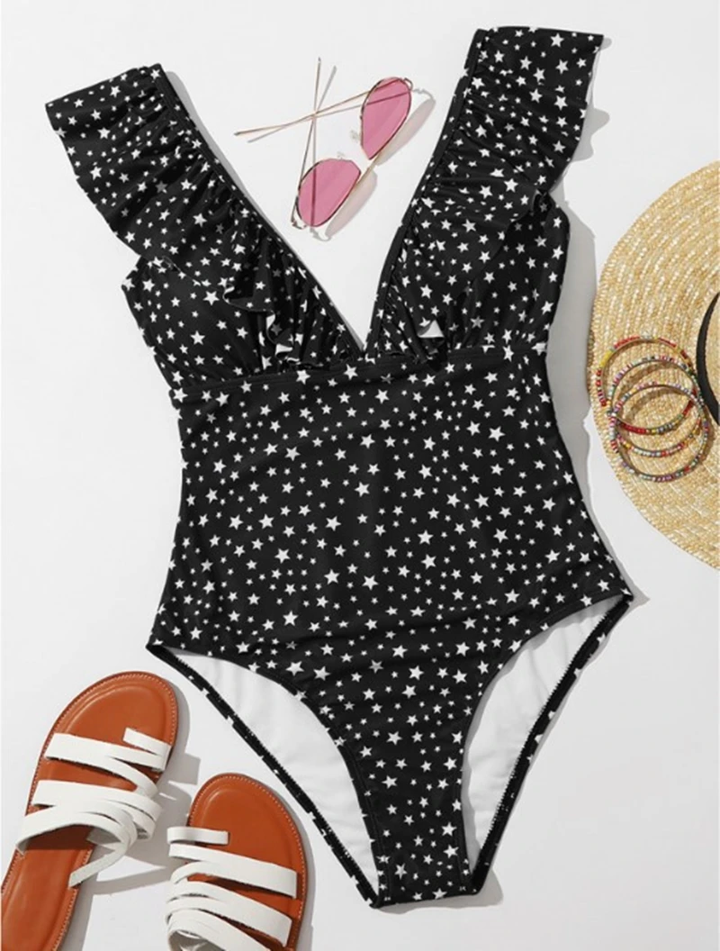 2021 Seksualus Susiėmę vientisas maudymosi kostiumėlis Moterims Paminkštinta Push Up maudymosi Kostiumėliai Moterims Monokini Nėrinių iki Paplūdimio Maudymosi Kostiumai