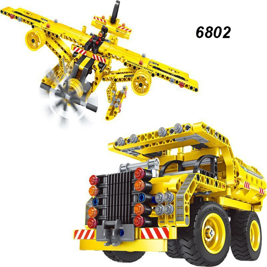 MEOA Miestų Inžinerijos Sunkvežimių Serijos 2: 1 Deformacijos Statybiniai Blokai, Plytos 8 Stilių Ekskavatorių Buldozerių Robotas Lėktuvo Modelį