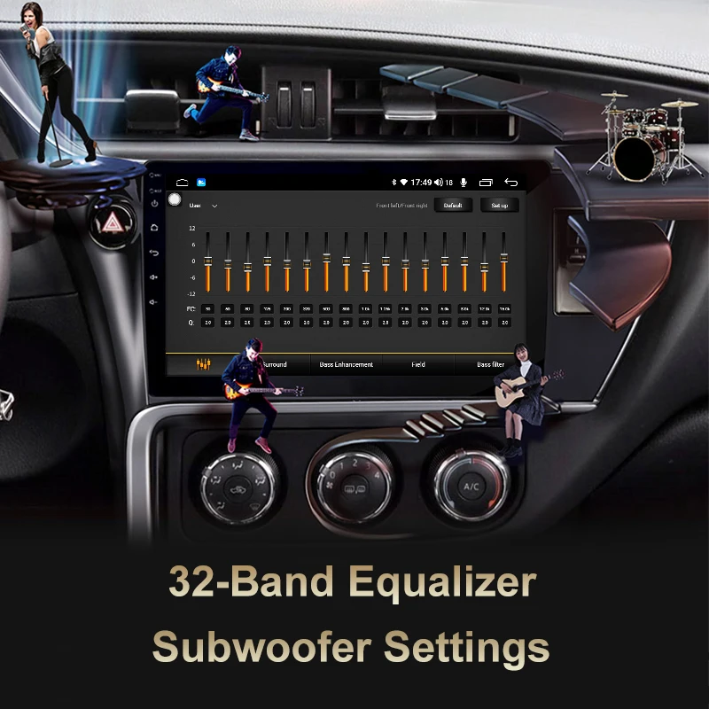 Funrover 8 core android 10.0 automobilių dvd multimedijos grotuvo Subaru Forester SG 2002-2008 radijo, gps navigaciją stereo DSP 6G+128GB