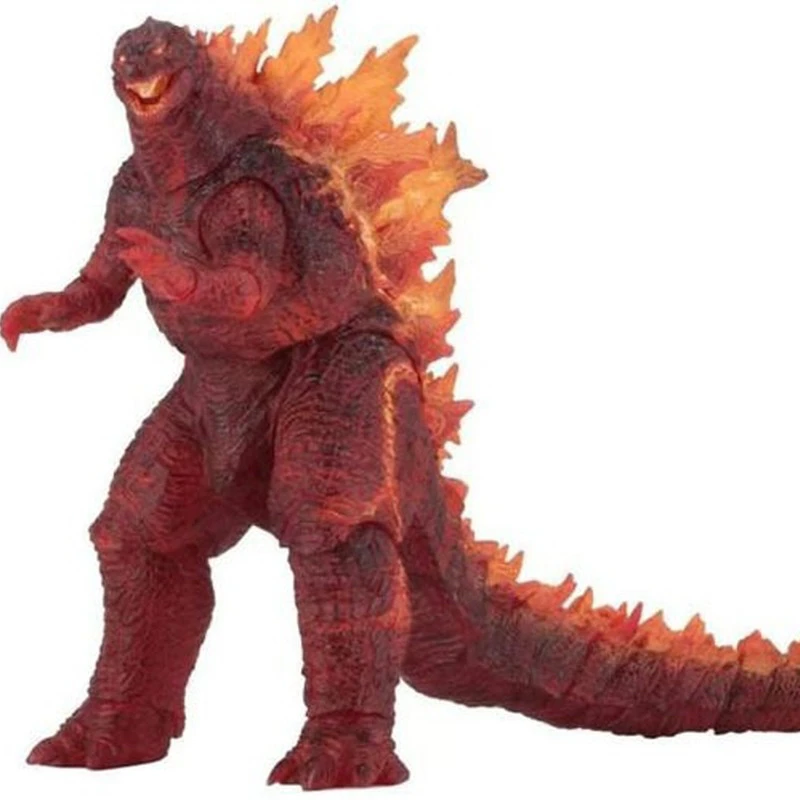 18CM Deginimas Godzilla King of Monstrus, 2019 Filmą Atominės elektrinės Įpurškimo Energijos Versija PVC Veiksmų Žaislas Duomenys Gojira Žaislai