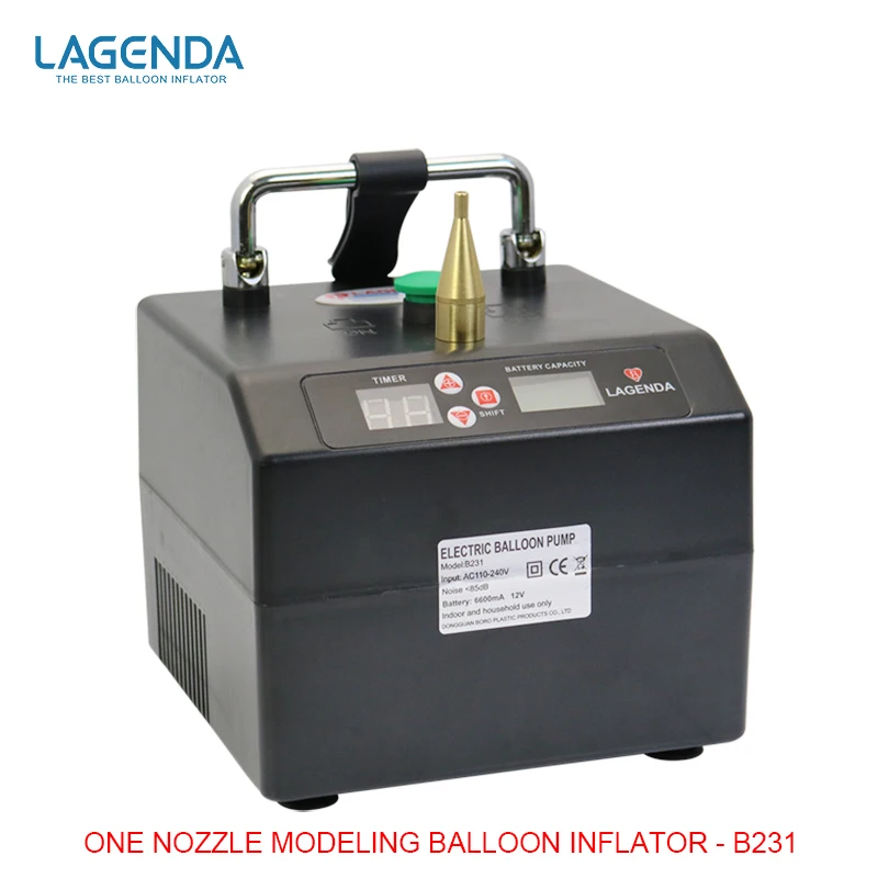 Nemokamas pristatymas B231 Profesinės Lagenda Sukimo Modeliavimo Balionų Pripūtimo Baterijos Digital Laiko Electirc Balionas Siurblys