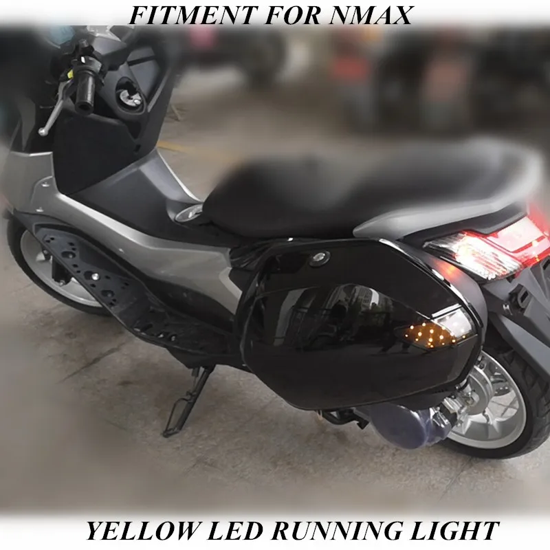 Modifikuotas motociklo nmax155 nmax didesnis didesnės talpos 10L pusėje dėžutė, maišelis bagažo krovinius atveju, yamaha nmax155 nmax125 2016-2019