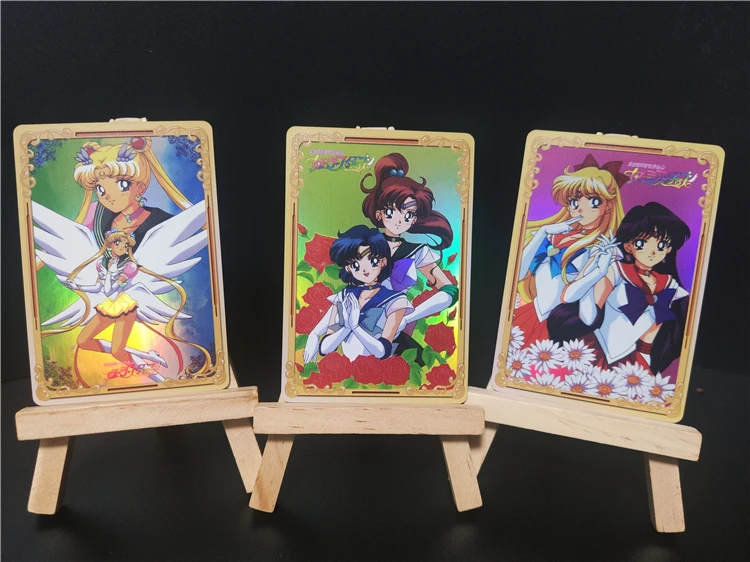 5vnt/set Sailor Moon Gėlės, Žaislai, Pomėgiai Hobis Kolekcionuojamų Žaidimas Kolekcija Anime Korteles